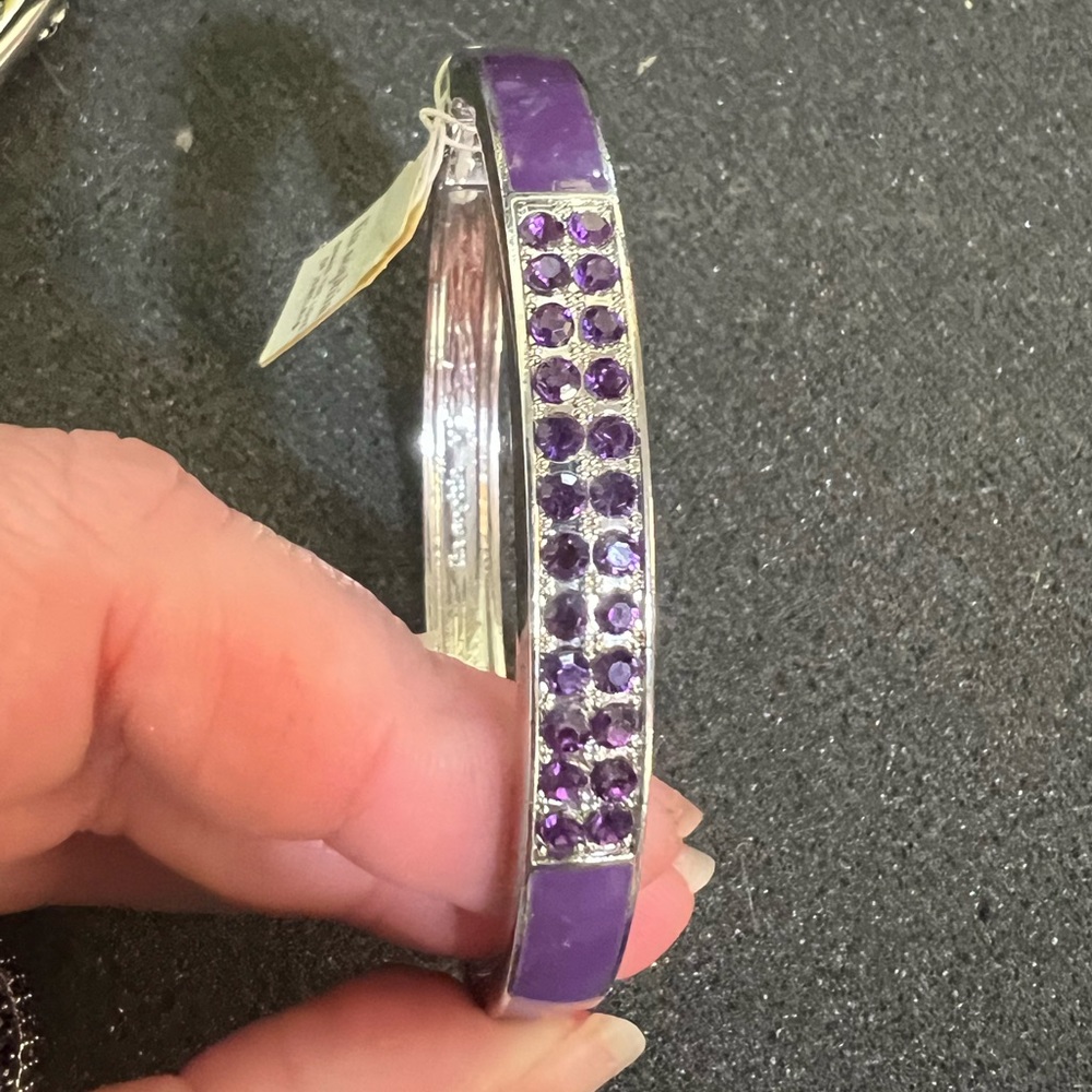 Lia Sophia Purple Bangle NWT